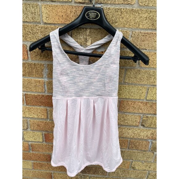 Lululemon On Track Tank Top Pink Dance Shirt Size 2 Athletic - Picture 5 of 5